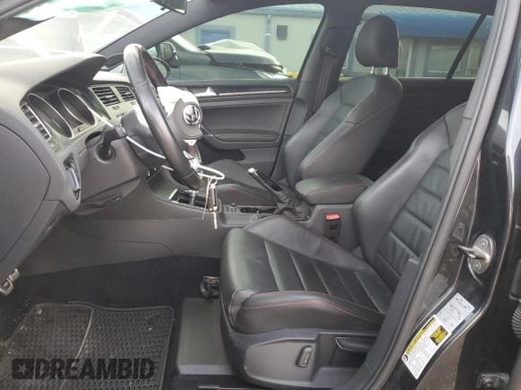 2017 Volkswagen Golf GTI Autobahn with VIN 3VW547AU5HM038284, listed as a Copart auction lot 80113844 with 83,251 mi miles and Salvage Title. Bid and sale history available at carsss.com. Image 7.