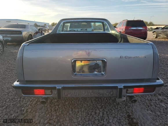 1983 Chevrolet El Camino with VIN 1GCCW80H1DR150636, listed as a Copart auction lot 85873984 with 56,394 mi miles and Clean Title. Bid and sale history available at carsss.com. Image 6.