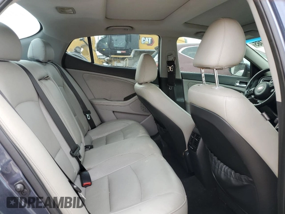 2015 Kia Optima EX with VIN 5XXGN4A72FG486109, listed as a Copart auction lot 50734465 with 106,902 mi miles and Salvage Title. Bid and sale history available at carsss.com. Image 10.