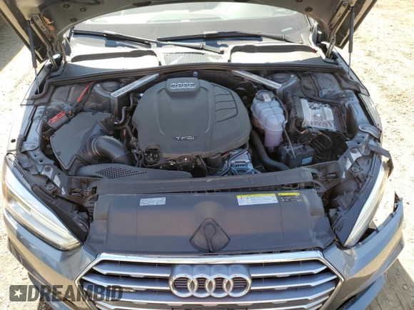 2018 Audi A5 Sportback Premium with VIN WAUDNCF51JA130255, listed as a Copart auction lot 69116454 with 58,292 mi miles and Salvage Title. Bid and sale history available at carsss.com. Image 11.