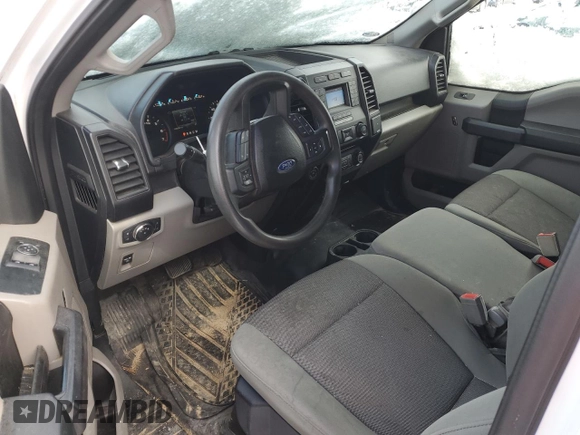 2018 Ford F-150 XL with VIN 1FTMF1E57JKD40343, listed as a Copart auction lot 82541434 with 140,533 mi miles and Salvage Title. Bid and sale history available at carsss.com. Image 8.