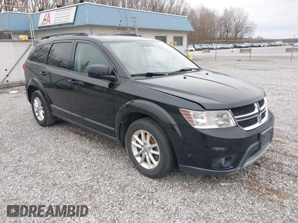 2014 Dodge Journey SXT with VIN 3C4PDCBG1ET142687, listed as a IAAI auction lot 41698232 with 170,521 mi miles. Bid and sale history available at carsss.com. Image 1.