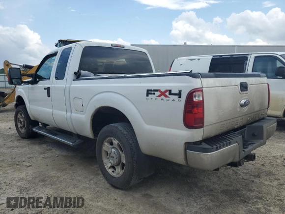 2011 Ford F-250 XL with VIN 1FT7X2B66BEC41526, listed as a Copart auction lot 63617455 with 197,068 mi miles and Salvage title. Bid and sale history available at DreamBid. Image 2.