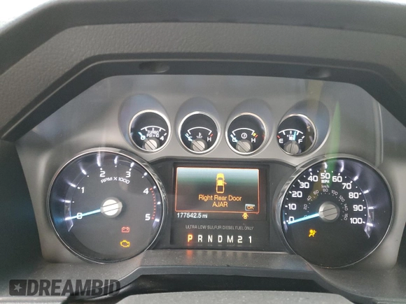 2015 Ford F-350 Lariat z VIN 1FT8W3DT5FEC62650, wystawiony jako Copart lot #87615005 z przebiegiem 177 542 mil mil oraz Szkoda całkowita • Salvage title. Historia ofert i sprzedaży dostępna na DreamBid. Obrazek 9.