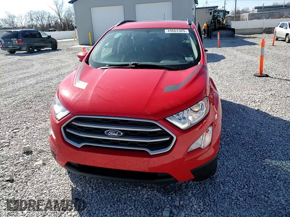 2021 Ford EcoSport SE with VIN MAJ3S2GE8MC408423, listed as a Copart auction lot 49664365 with 28,606 mi miles and Salvage Title. Bid and sale history available at carsss.com. Image 11.