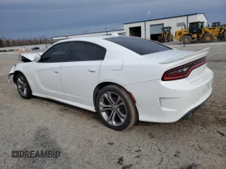 2021 Dodge Charger R/T with VIN 2C3CDXCT7MH524977, listed as a Copart auction lot 88914335 with 73,415 mi miles and Salvage Title. Bid and sale history available at carsss.com. Image 2.
