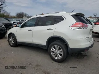 2016 Nissan Rogue SV z VIN KNMAT2MV1GP691747, wystawiony jako Copart lot #53089855 z przebiegiem 105 124 mil mil oraz Szkoda całkowita • Salvage title. Historia ofert i sprzedaży dostępna na DreamBid. Obrazek 2.