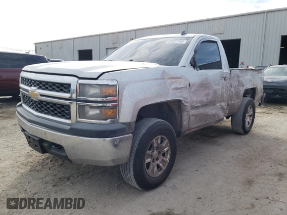 2014 Chevrolet Silverado 1500 Work Truck with VIN 1GCNKPEC5EZ410579, listed as a Copart auction lot 83827144 with 224,829 mi miles and Salvage Title. Bid and sale history available at DreamBid. Image 1.