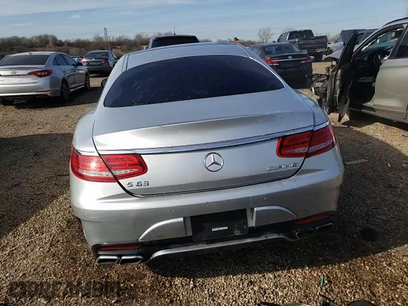2016 Mercedes-Benz S 63 AMG with VIN WDDXJ7JB6GA011809, listed as a Copart auction lot 53154455 with 73,572 mi miles and Salvage Title. Bid and sale history available at DreamBid. Image 14.