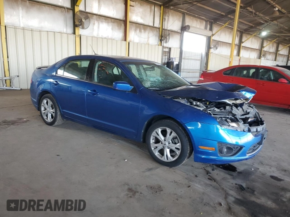 2012 Ford Fusion SE with VIN 3FAHP0HA1CR170275, listed as a Copart auction lot 53321175 with 30,070 mi miles and Salvage Title. Bid and sale history available at carsss.com. Image 4.