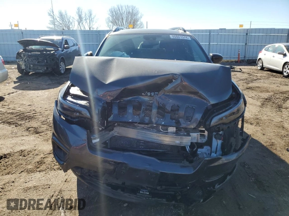 2022 Jeep Cherokee Latitude Lux with VIN 1C4PJMMN6ND546066, listed as a Copart auction lot 80801574 with 18,161 mi miles and Salvage title. Bid and sale history available at DreamBid. Image 5.