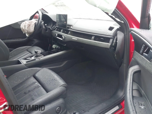 2021 Audi A4 S line Premium with VIN WAUDAAF45MA030185, listed as a IAAI auction lot 41065390 with Not Provided miles and . Bid and sale history available at DreamBid. Image 5.