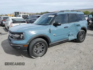 2022 Ford Bronco Sport Big Bend z VIN 3FMCR9B67NRD41858, wystawiony jako Copart lot #53581655 z przebiegiem 30 174 mil mil oraz Szkoda całkowita • Salvage title. Historia ofert i sprzedaży dostępna na DreamBid. Obrazek 1.