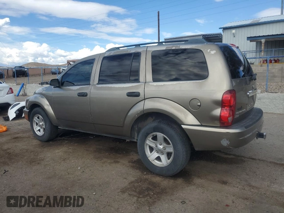 2005 Dodge Durango SLT with VIN 1D4HD48N35F605264, listed as a Copart auction lot 55932775 with 170,548 mi miles and Salvage title. Bid and sale history available at DreamBid. Image 2.