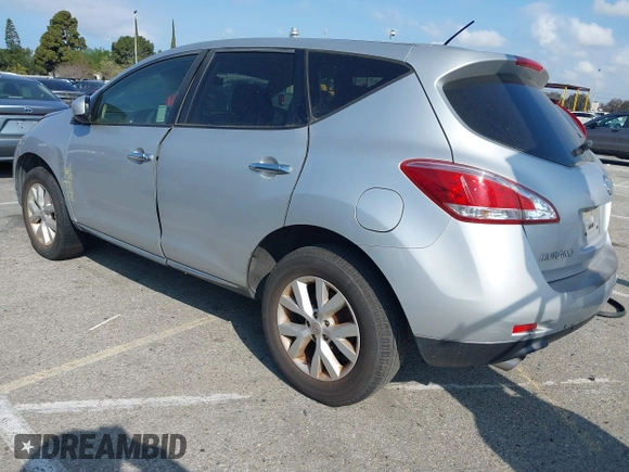 2013 Nissan Murano SL with VIN JN8AZ1MU8DW203724, listed as a IAAI auction lot 41895682 with 113,231 mi miles. Bid and sale history available at carsss.com. Image 3.