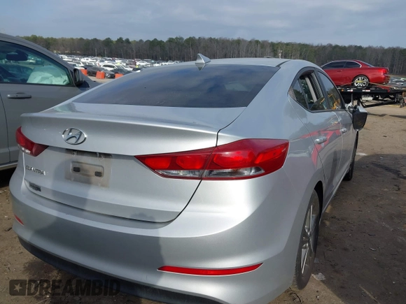 2018 Hyundai Elantra SEL with VIN 5NPD84LF4JH322436, listed as a IAAI auction lot 41488221 with 163,913 mi miles and . Bid and sale history available at DreamBid. Image 4.