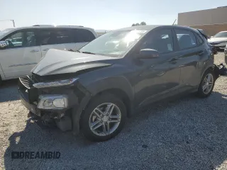 2020 Hyundai Kona SE with VIN KM8K12AA9LU579488, listed as a Copart auction lot 46861755 with 58,886 mi miles and Salvage Title. Bid and sale history available at carsss.com. Image 1.