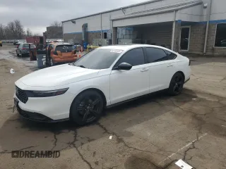 2023 Honda Accord Sport-L with VIN 1HGCY2F73PA007844, listed as a Copart auction lot 50183535 with 49,890 mi miles and Salvage title. Bid and sale history available at DreamBid. Image 1.