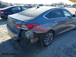2015 Hyundai Genesis 3.8L with VIN KMHGN4JE4FU014997, listed as a IAAI auction lot 41166300 with 220,328 mi miles. Bid and sale history available at carsss.com. Image 6.