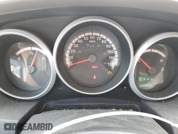 2008 Dodge Grand Caravan SE with VIN 1D8HN44H58B153583, listed as a Copart auction lot 51406255 with 205,456 mi miles and Salvage Title. Bid and sale history available at DreamBid. Image 9.