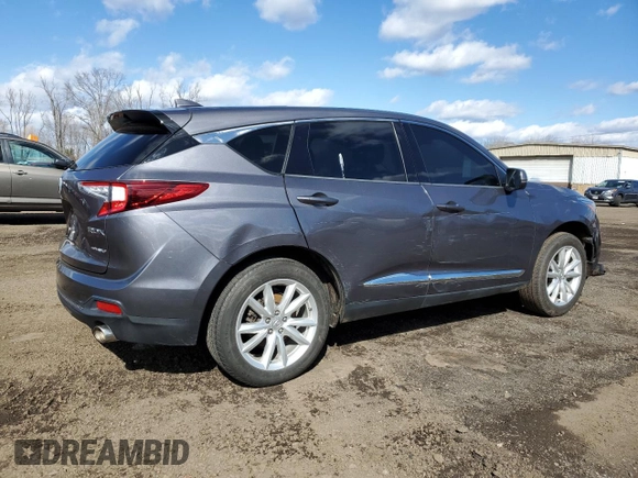 2019 Acura RDX with VIN 5J8TC2H39KL031457, listed as a Copart auction lot 47434825 with 93,661 mi miles and Salvage title. Bid and sale history available at DreamBid. Image 3.