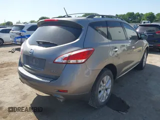 2011 Nissan Murano LE with VIN JN8AZ1MU1BW069278, listed as a IAAI auction lot 41988910 with 129,425 mi miles and . Bid and sale history available at DreamBid. Image 4.