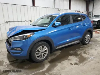 2017 Hyundai Tucson SE with VIN KM8J3CA43HU277711, listed as a Copart auction lot 54045385 with 56,594 mi miles and Salvage Title. Bid and sale history available at carsss.com. Image 1.