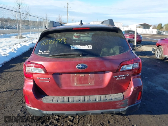 2016 Subaru Outback 2.5i Premium with VIN 4S4BSAFC0G3335032, listed as a IAAI auction lot 41227783 with 154,701 mi miles. Bid and sale history available at carsss.com. Image 16.