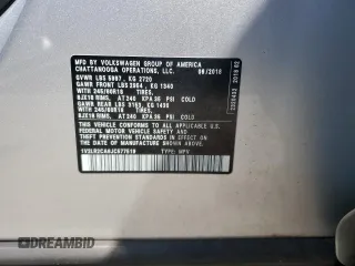 2018 Volkswagen Atlas SE with VIN 1V2LR2CA6JC577519, listed as a Copart auction lot 61823185 with 143,254 mi miles and Salvage title. Bid and sale history available at DreamBid. Image 13.