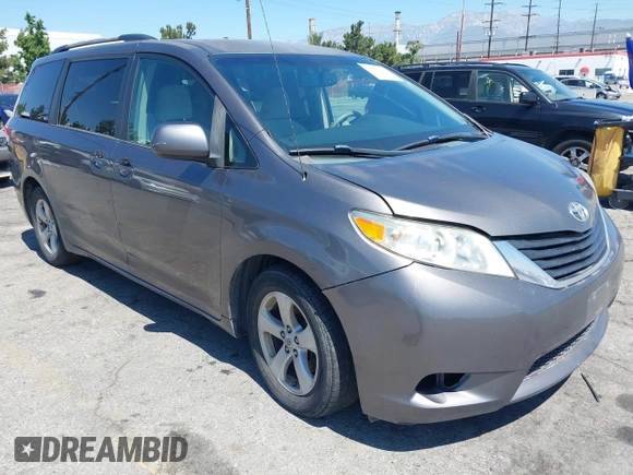 2011 Toyota Sienna LE AAS with VIN 5TDKK3DC4BS056872, listed as a IAAI auction lot 42643417 with 170,266 mi miles and . Bid and sale history available at DreamBid. Image 1.