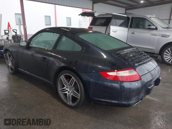 2007 Porsche 911 Carrera S with VIN WP0AB29937S731953, listed as a IAAI auction lot 41447639 with 36,173 mi miles. Bid and sale history available at carsss.com. Image 3.