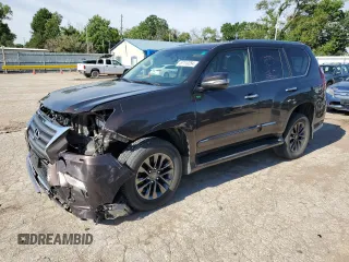 2019 Lexus GX with VIN JTJJM7FX3K5225764, listed as a Copart auction lot 57110254 with 59,150 mi miles and Salvage Title. Bid and sale history available at carsss.com. Image 1.