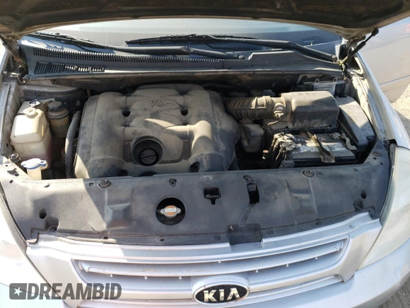 2008 Kia Sedona LX with VIN KNDMB233086244270, listed as a Copart auction lot 75109174 with 328,438 mi miles and Clean Title. Bid and sale history available at carsss.com. Image 12.