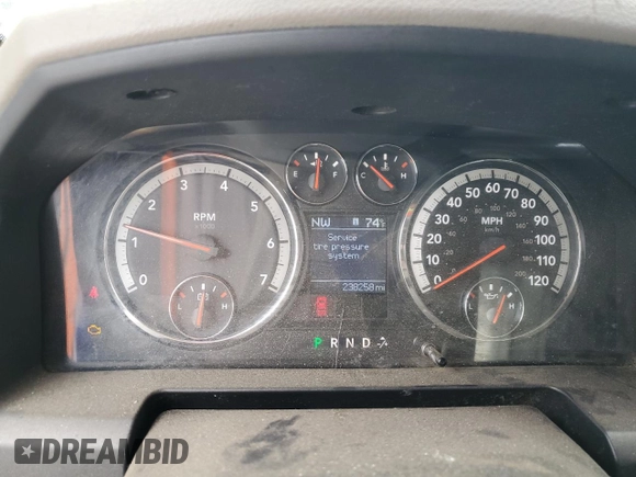 2010 Dodge 1500 TRX with VIN 1D7RV1GT3AS116223, listed as a Copart auction lot 51526625 with 238,258 mi miles and Clean Title. Bid and sale history available at carsss.com. Image 9.