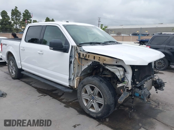 2018 Ford F-150 XL with VIN 1FTEW1EP0JKD97635, listed as a IAAI auction lot 42061289 with 108,495 mi miles. Bid and sale history available at carsss.com. Image 1.