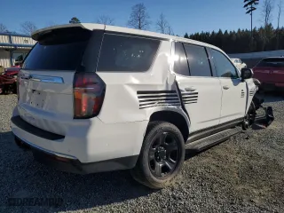 2023 Chevrolet Tahoe Commercial with VIN 1GNSKLED5PR183036, listed as a Copart auction lot 88043635 with 9,421 mi miles and Salvage Title. Bid and sale history available at carsss.com. Image 3.
