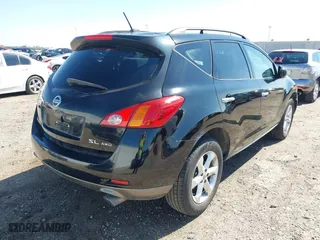 2009 Nissan Murano SL with VIN JN8AZ18W19W149816, listed as a IAAI auction lot 41609881 with 173,415 mi miles. Bid and sale history available at carsss.com. Image 4.