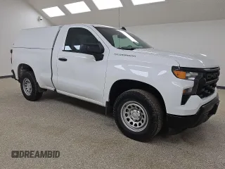 2023 Chevrolet Silverado 1500 Work Truck with VIN 3GCNAAEK8PG355099, listed as a Copart auction lot 53454815 with 174,748 mi miles and Clean Title. Bid and sale history available at carsss.com. Image 4.