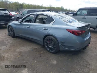 2018 Infiniti Q50 3.0t LUXE with VIN JN1EV7AP1JM590220, listed as a IAAI auction lot 42049026 with 88,985 mi miles. Bid and sale history available at carsss.com. Image 3.