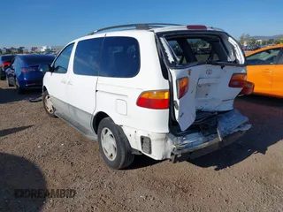 2000 Toyota Sienna LE z VIN 4T3ZF13C3YU278612, wystawiony jako IAAI lot #42018517 z przebiegiem 165 147 mil mil oraz . Historia ofert i sprzedaży dostępna na DreamBid. Obrazek 3.