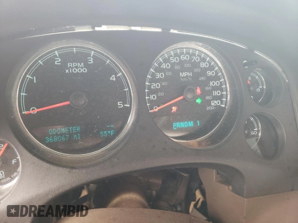 2009 GMC Sierra 2500HD SLT z VIN 1GTHK63679F119335, wystawiony jako Copart lot #56906825 z przebiegiem 368 067 mil mil oraz Szkoda całkowita • Salvage title. Historia ofert i sprzedaży dostępna na DreamBid. Obrazek 9.