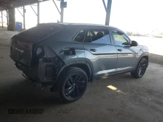 2022 Volkswagen Atlas SE with VIN 1V2HE2CA0NC228640, listed as a Copart auction lot 53285105 with 56,017 mi miles and Salvage title. Bid and sale history available at DreamBid. Image 3.
