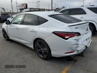 2024 Acura Integra w/A-Spec Package with VIN 19UDE4H39RA016294, listed as a Copart auction lot 67070645 with 16,522 mi miles and Salvage title. Bid and sale history available at DreamBid. Image 2.