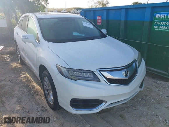 2017 Acura RDX w/Technology Pkg with VIN 5J8TB3H53HL020506, listed as a IAAI auction lot 41908609 with 133,567 mi miles. Bid and sale history available at carsss.com. Image 1.