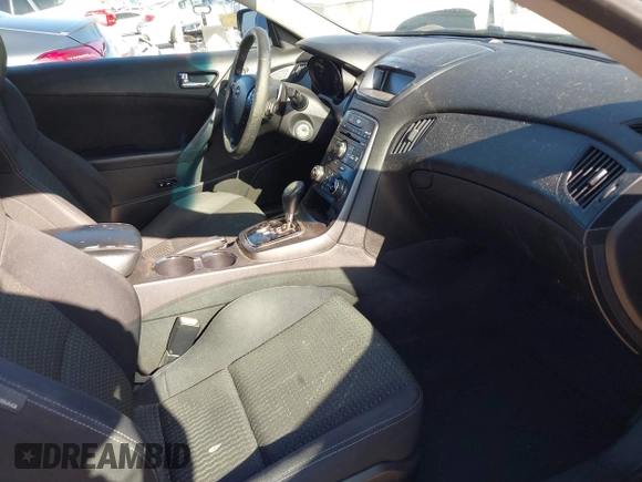 2011 Hyundai Genesis Coupe with VIN KMHHT6KD7BU059809, listed as a IAAI auction lot 42526929 with 150,482 mi miles and . Bid and sale history available at DreamBid. Image 5.