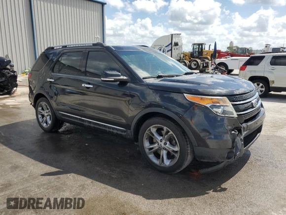 2015 Ford Explorer Limited with VIN 1FM5K7F85FGA15529, listed as a Copart auction lot 51798425 with 163,497 mi miles and Salvage Title. Bid and sale history available at carsss.com. Image 4.