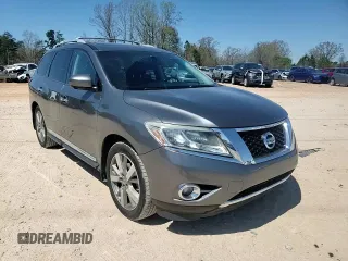2016 Nissan Pathfinder Platinum with VIN 5N1AR2MN5GC608886, listed as a Copart auction lot 50582035 with 127,089 mi miles and Salvage Title. Bid and sale history available at carsss.com. Image 11.