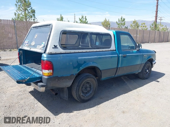 1994 Ford Ranger Splash with VIN 1FTCR10A5RPA45781, listed as a IAAI auction lot 42087365 with 8,369 mi miles. Bid and sale history available at carsss.com. Image 4.