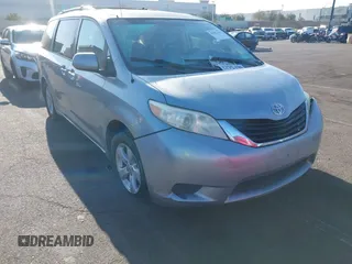 2014 Toyota Sienna LE AAS with VIN 5TDKK3DC7ES435109, listed as a IAAI auction lot 41963135 with 175,517 mi miles and . Bid and sale history available at DreamBid. Image 1.