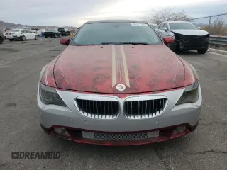 2005 BMW 6 Series 645Ci with VIN WBAEH73405B192485, listed as a Copart auction lot 86522304 with 75,579 mi miles and Salvage Title. Bid and sale history available at carsss.com. Image 5.